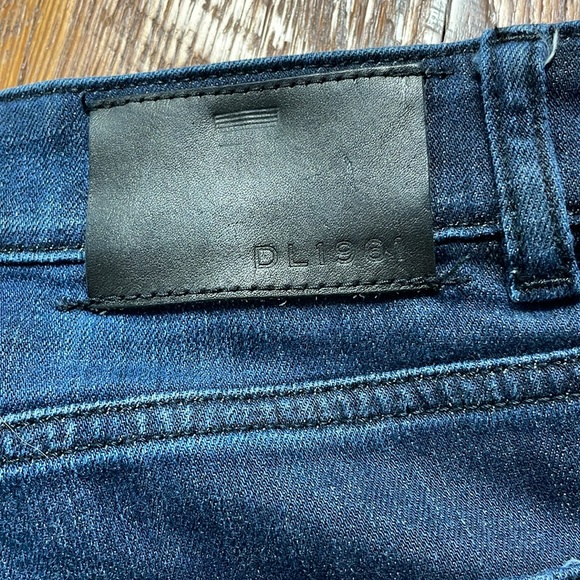 Dark Wash DL1961 Slim Strait Jeans 34x30 - Picture 3 of 7